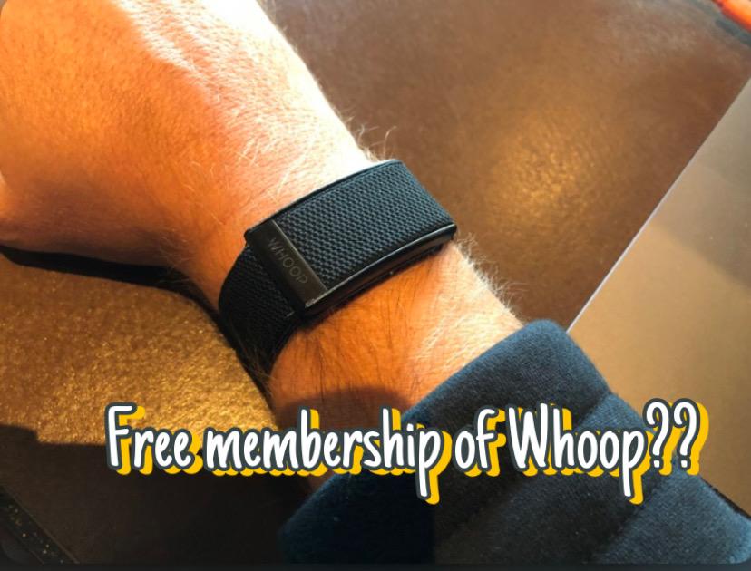 Whoop without membership